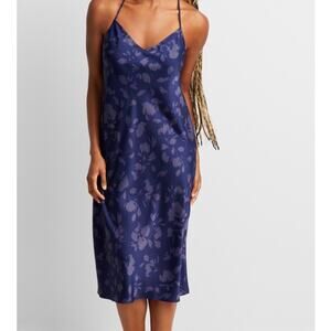 Brand New State of Day Women's Size XS Navy Blue Floral Sleeveless Dress